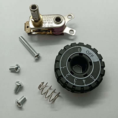 Einstellbarer Bimetall-Eisen-Thermostat für den Haushalt mit Testzyklus 100